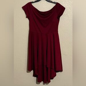 Shyanne Deep Red Mini Dress